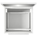 vidaXL Armoire de salle de bain avec miroir Blanc 41x38 5x48 cm