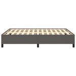 vidaXL Cadre de lit sans matelas gris 140x200 cm similicuir