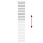 vidaXL Store zèbre gris clair largeur du tissu 35 9 cm polyester