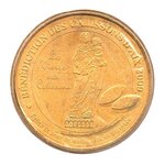 Mini médaille monnaie de paris 2009 - bénédiction des calissons d’aix (la vierge aux calissons)