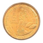 Mini médaille monnaie de paris 2009 - bénédiction des calissons d’aix (la vierge aux calissons)