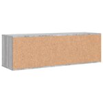 vidaXL Meuble TV sonoma gris 120x34x37 cm bois d'ingénierie