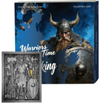 Monnaie VIKING Warriors Through Time 2 Oz Argent 5 Tala Samoa 2026 (PRÉCOMMANDE)