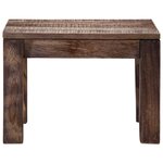 vidaXL Table basse 50 x 50 x 35 cm Bois de manguier massif