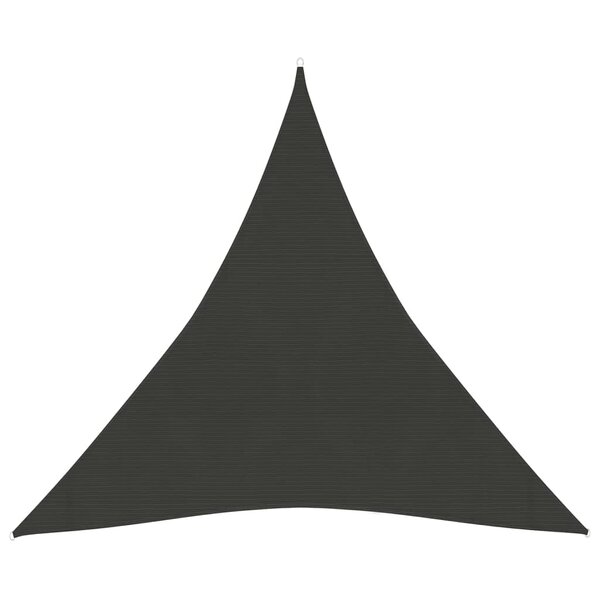 vidaXL Voile d'ombrage 160 g/m² Anthracite 6x6x6 m PEHD