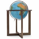 Globe terrestre lumineux sur pied Ø 50 cm - Cross Blue
