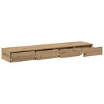 vidaXL Tiroirs de lit en chêne artisan 150x36 5x16 5 cm en bois d'ingénierie