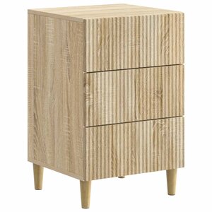 vidaXL Cabinet de chevet avec tiroir Chêne Sonoma 43 x 41 x 66 5 cm