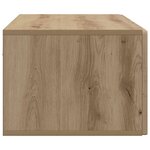 vidaXL Meuble TV mural 98 x 41 x 30 cm Chêne artisanal