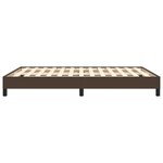 vidaXL Cadre de lit sans matelas marron 140x200 cm similicuir