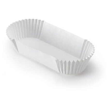 Caissette papier plissé blanc 105 mm (lot de 1000) - La Poste