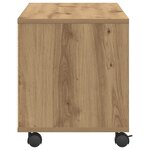 Meuble TV vidaXL en chêne artisan 90x35x35 cm en bois d'ingénierie