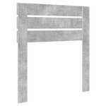 vidaXL Tête de lit Gris béton 90 cm Bois d'ingénierie