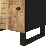 vidaXL Table de chevet 50x33x60 cm Bois de manguier et d'ingénierie
