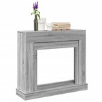 VidaXL Cadre de cheminée sonoma gris 100x30x87 5 cm bois d'ingénierie