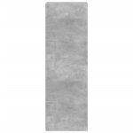 vidaXL Buffet gris béton 30x41x124 cm bois d'ingénierie