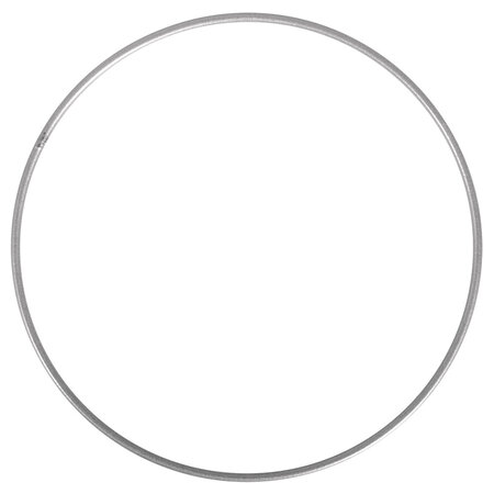 Armature abat-jour cercle ø 25 cm argent