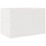 vidaXL Jardinière blanc 70x40x45 5 cm bois de pin massif