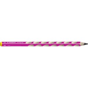 Crayon easygraph b 3.15mm gaucher rose stabilo 321/01-b