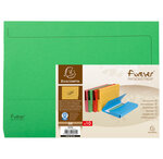 Paquet 10 chemises poche A4 FOREVER Vert EXACOMPTA