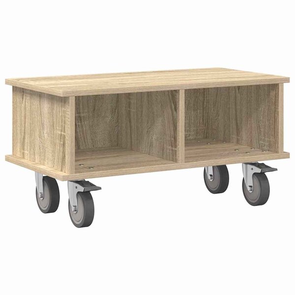 vidaXL Meuble TV Chêne Sonoma 68 5 x 35 x 35 cm Bois d'ingénierie