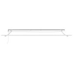 vidaXL Auvent retractable automatique avec LED à rayures rouges et blanches 500 x 300 cm
