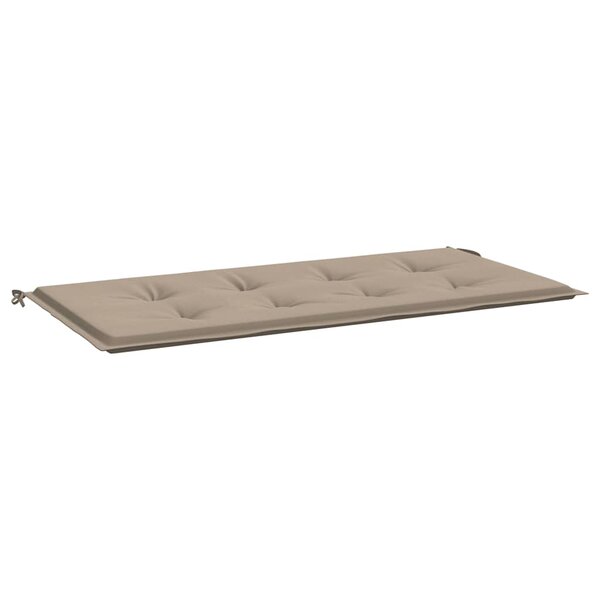 vidaXL Coussin de banc de jardin taupe 120x50x4 cm tissu oxford