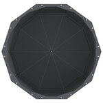 vidaXL Jardinière Anthracite 60 x 60 x 50 cm Acier