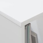 vidaXL Étagère à magazines Blanc 102 x 30 x 45 cm