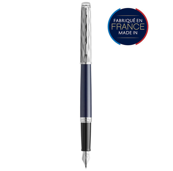Waterman hémisphère l'essence du bleu stylo plume  bleu  plume moyenne  encre bleue  coffret cadeau