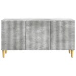 vidaXL Meuble TV Gris béton 99 x 34 5 x 50 cm Bois d'ingénierie