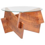 Vidaxl table basse 60 cm bois solide d'acacia