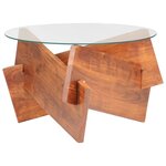 vidaXL Table basse 60 cm Bois solide d'acacia