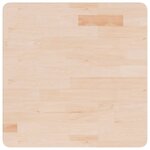 vidaXL Dessus de table carré 60x60x2 5 cm Bois chêne massif non traité