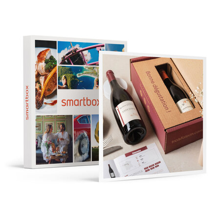 SMARTBOX - Coffret Cadeau Coffret Pépites de vignerons : 2 grands vins rouges et livret de dégustation -  Gastronomie