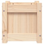 vidaXL Jardinière 31x31x31 cm bois de pin massif