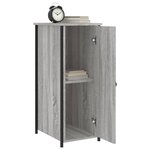 vidaXL Table de chevet sonoma gris 32x42x80 cm bois d'ingénierie