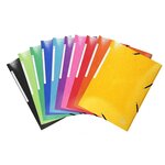 Chemise élastique 3 Rabat IDERAMA Couleur aléatoire x 25 EXACOMPTA
