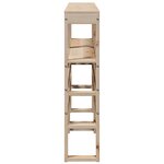 vidaXL Tête de lit avec étagères 140 cm bois massif de pin
