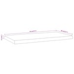 vidaXL Table d'appoint 70x40x2 5cm bois massif acacia bordure assortie