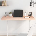 vidaXL Dessus de table 100x40x(2-6) cm bois de chêne massif non traité