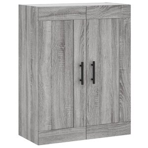vidaXL Armoire murale sonoma gris 69 5x34x90 cm bois d'ingénierie