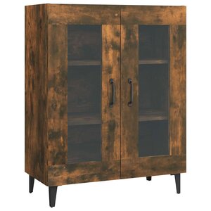 vidaXL Buffet chêne fumé 69 5x34x90 cm bois d'ingénierie