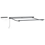 vidaXL Cadre de store rétractable électrique Anthracite 3 x 2 m Acier