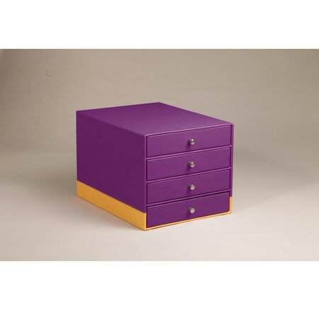 Trieur 4 tiroirs Violet RHODIA