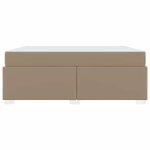 vidaXL Cadre de lit Cappuccino 180 x 200 cm Faux cuir