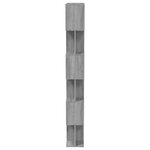 vidaXL Bibliothèque/Cloison Sonoma gris 80x24x192 cm Bois d'ingénierie