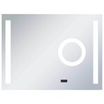 vidaXL Miroir mural à LED de salle de bain et capteur tactile 80x60 cm