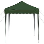 vidaXL Tente de fête pop-up 195 x 195 x 245 cm Vert Tissu Oxford