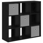 vidaXL Buffet Chêne noir 73 5 x 24 x 69 5 cm